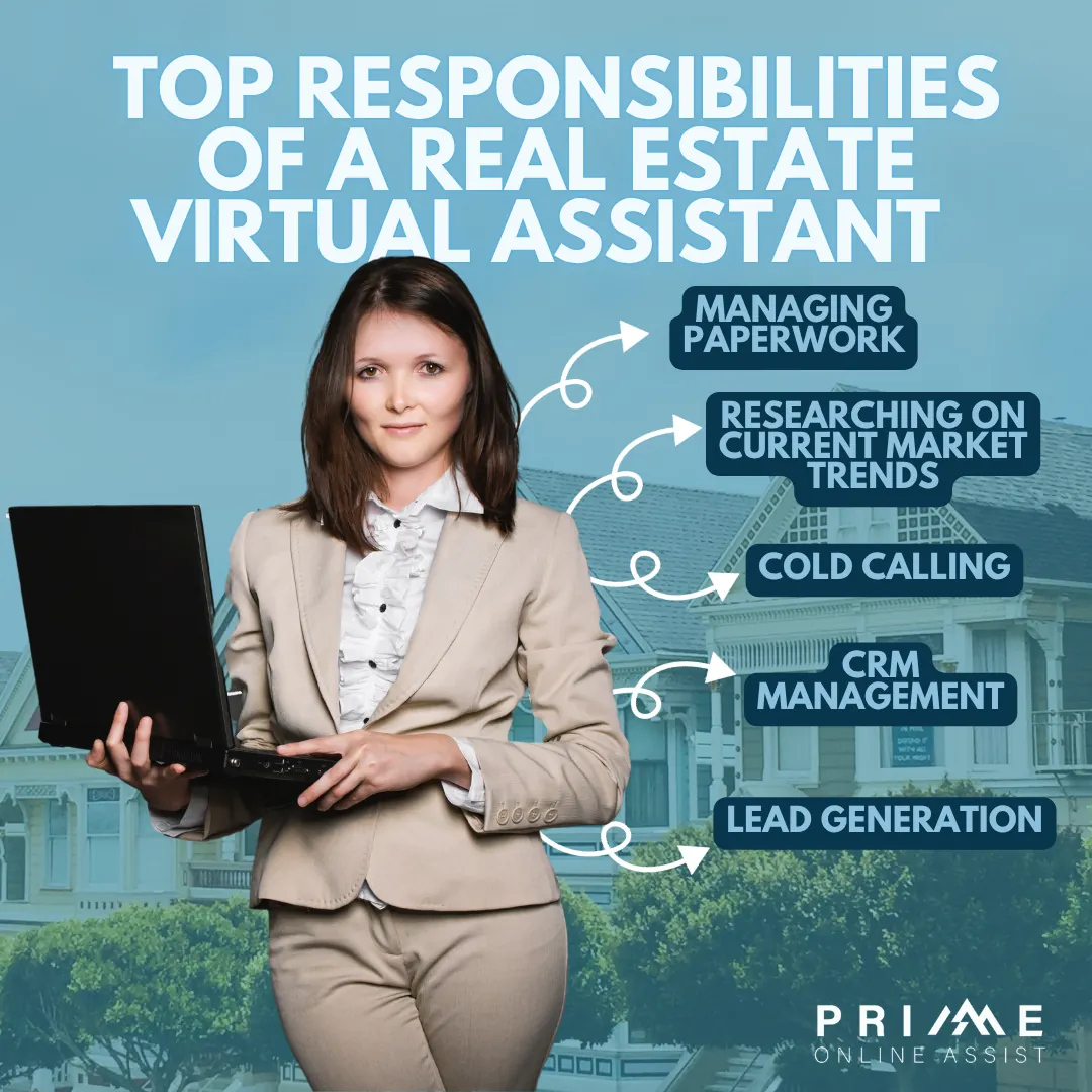 Real Estate VA Services — creative sample for Prime Online Assist