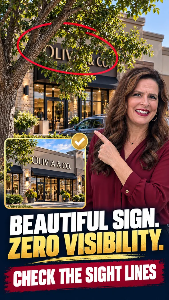 Sight Lines Matter — marketing sample for JED Signs & Co.