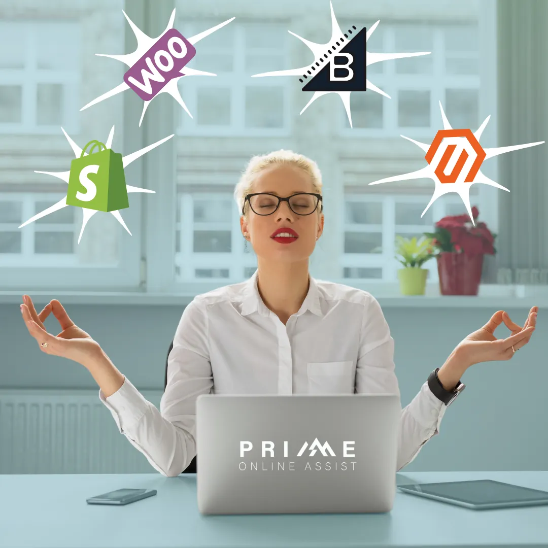 E-commerce Tools & Workflow — creative sample for Prime Online Assist
