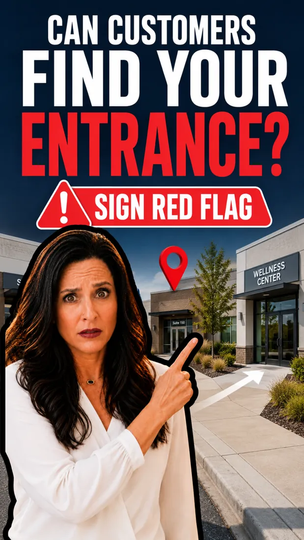 Sign Red Flags — marketing sample for JED Signs & Co.